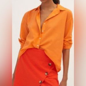 Anthropologie Velvet by Graham & Spencer Devyn Buttondown NWT